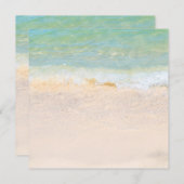 Maßgeschneiderte Vorlage für Meereswellen und Sand (Vorne/Hinten)