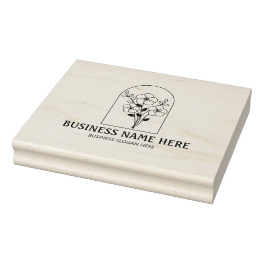 Maßgeschneiderte Vorlage für moderne Blume - Große Gummistempel (Stempel)