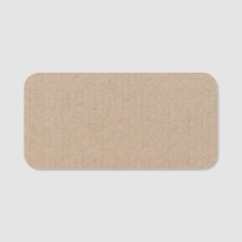 Maßgeschneiderte Vorlage für Papierblöcke in rusti Namensschild