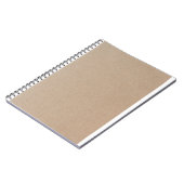 Maßgeschneiderte Vorlage für Papierblöcke in rusti Notizblock (Linke Seite)