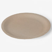 Maßgeschneiderte Vorlage für Papierblöcke in rusti Pappteller (Schrägansicht)