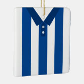 Maßgeschneiderte Vorlage für Sports Jersey Blue Keramikornament (Rechts)