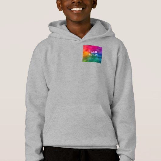 Maßgeschneiderte Vorlagenboys für die Vordergrundk Hoodie (Vorderseite)