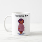 Maßgeschneiderte Waage für das Gewicht des Cartoon Kaffeetasse (Links)