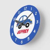 Maßgeschneiderte Wanduhr für Kinderzimmer Kinderzi (Winkel)