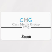 Maßgeschneiderte, wasserdichte Produktkennzeichnun Etiketten (Design 2)