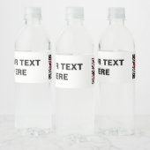 Maßgeschneiderte Wasserflaschen-Etiketten (Set von Wasserflaschenetikett (Flaschen)