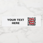 Maßgeschneiderte Wasserflaschen-Etiketten (Set von Wasserflaschenetikett (Einzelnes Label)