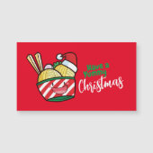 Maßgeschneiderte Weihnachten Magnetkarte (Vorderseite)