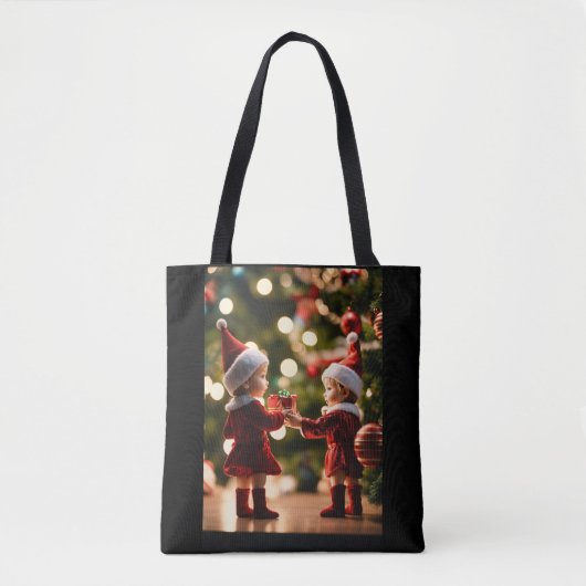 Maßgeschneiderte Weihnachts-Foto-Designtasche Tasche (Vorderseite)