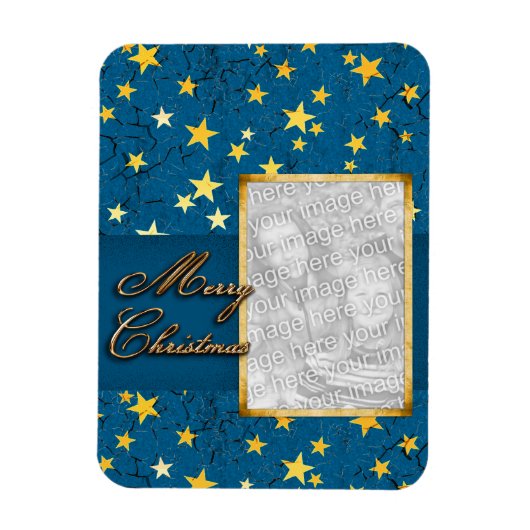 Maßgeschneiderte Weihnachts-Foto-Rahmen Magnet (Vertikal)