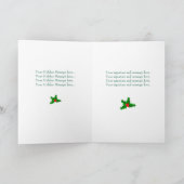 Maßgeschneiderte Weihnachts-Fotokarte Karte (Innenseite)