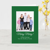 Maßgeschneiderte Weihnachts-Fotokarte Karte (Gelbe Blume)