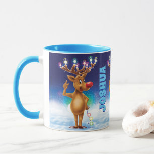 Maßgeschneiderte Weihnachts-Tasse, Rudolph und Li Tasse