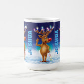 Maßgeschneiderte Weihnachts-Tasse, Rudolph und Lic Kaffeetasse (Mittel)