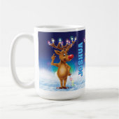 Maßgeschneiderte Weihnachts-Tasse, Rudolph und Lic Kaffeetasse (Links)