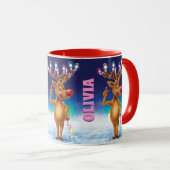 Maßgeschneiderte Weihnachts-Tasse, Rudolph und Lic Tasse (VorderseiteRechts)