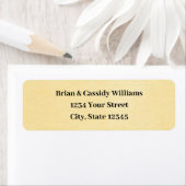 Maßgeschneiderte Weihnachtscreme-Rücksendeadressen (Insitu)