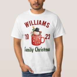 Maßgeschneiderte Weihnachtsfamilie T-Shirt