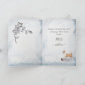 Maßgeschneiderte Weihnachtsfeiertage in Staffordsh Feiertagskarte (Innenseite)