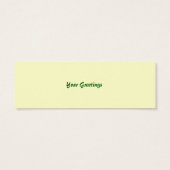 Maßgeschneiderte Weihnachtsgeschenkmarke (Rückseite)