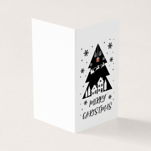 Maßgeschneiderte Weihnachtsgrüßkarte (Vorderseite)