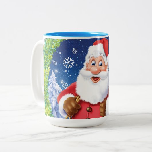Maßgeschneiderte Weihnachtskaffee Tasse , Weihnach (Vorderseite Links)