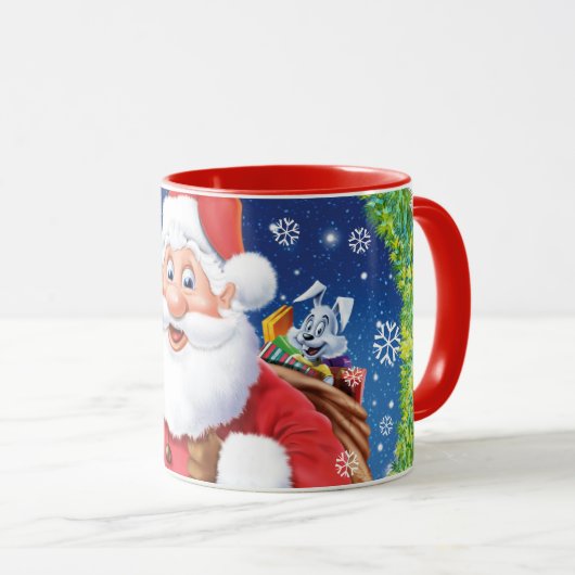 Maßgeschneiderte Weihnachtskaffee Tasse , Weihnach (VorderseiteRechts)