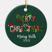Maßgeschneiderte Weihnachtsschmuck (Vorne)