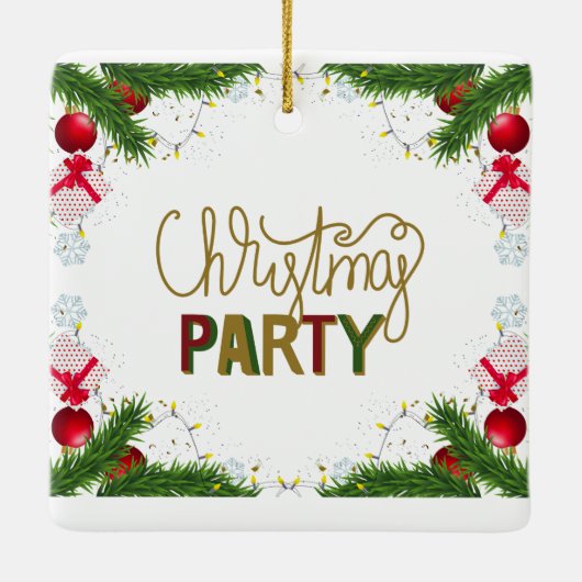 Maßgeschneiderte Weihnachtsschmuck für Weihnachtsf (Rückseite)