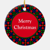 Maßgeschneiderte Weihnachtsschmuck-Keramik Keramik Ornament (Hinten)