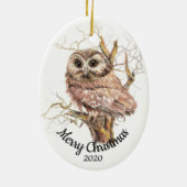 Maßgeschneiderte Weihnachtswasserröhre im Baum Keramikornament (Hinten)