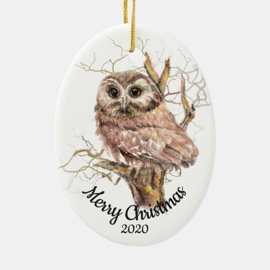 Maßgeschneiderte Weihnachtswasserröhre im Baum Keramikornament (Hinten)