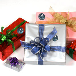 Maßgeschneiderte Weihnachtswünsche Runder Aufkleber