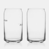 Maßgeschneiderte Weinbrille für den Muttertag Dosenglas (Rechts)