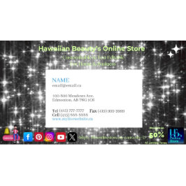 Maßgeschneiderte weiße Basiskarten Visitenkarte