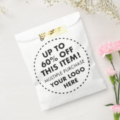 Maßgeschneiderte Weißfavoriten Taschen 60% Rabatt Geschenktütchen (Versiegelt)