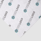 Maßgeschneiderte Werbefirmenlogo - weiße Verpackun Seidenpapier (Detail)