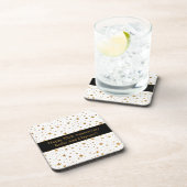 Maßgeschneiderte White/Gold Stars mit Jubiläum der Getränkeuntersetzer (Rechte Seite)