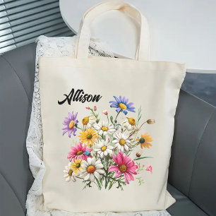 Maßgeschneiderte Wildblume Tasche für Sie, Mama & 