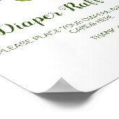 Maßgeschneiderte Windeldrehkreuze, Karten, Geschen Poster (Ecke)