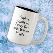 Maßgeschneiderte Winter Ear Muff Foto Stand Tasse