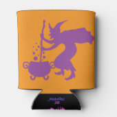 Maßgeschneiderte Wischhexen Bierbrauen Dosenkühler (Rückseite)