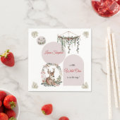 Maßgeschneiderte Woodland-Themenwelt Kinderdusche Serviette (Beispiel)