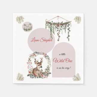 Maßgeschneiderte Woodland-Themenwelt Kinderdusche Serviette