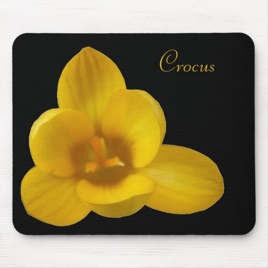 Maßgeschneiderte Yellow Crocus Mousepad (Vorne)