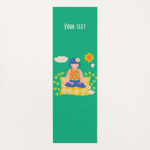 Maßgeschneiderte Yogi-Girl Yogamatte
