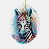 Maßgeschneiderte Zebra Keramik Ornament Wohngestal (Rechts)