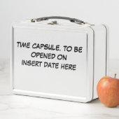 Maßgeschneiderte Zeitkapsel für das nächste Metal- Metall Brotdose (Beispiel)