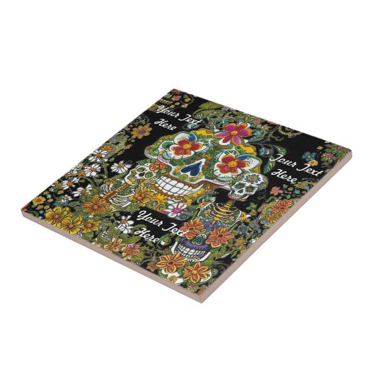 Maßgeschneiderte Zuckerkulkunstblüten Fliese (Seite)